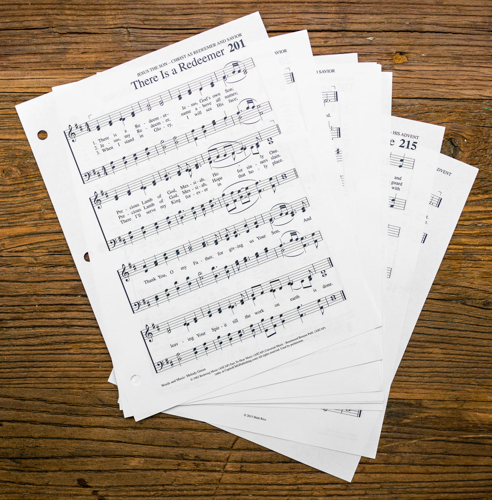 Enlarged Loose Leaf Edition - Hymns of Grace OUT OF STOCK